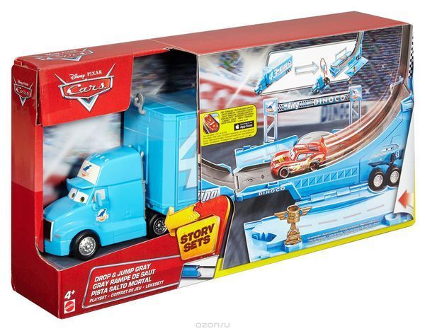 Mattel DHF52 Трек Супер прыжок, трансформер Cars