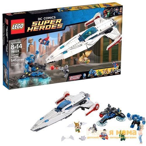 Lego Super Heroes 76028 Конструктор Лего Супер Герои Вторжение Дарксайда, 545 деталей