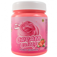 Cream-Slime SF02-SB Слайм с ароматом клубники, 250 г