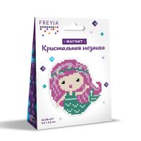 ФРЕЯ ALVM-017 Мозаика кристальная "Русалочка" магнит 8,5 х 8,5 см