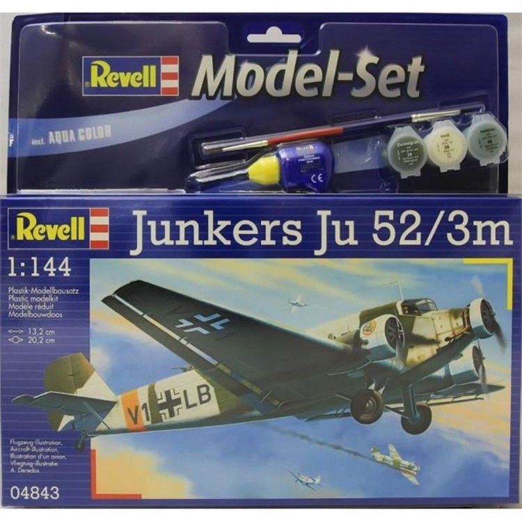 Revell 64843 Подарочный набор c моделью самолета Юнкерс JU52