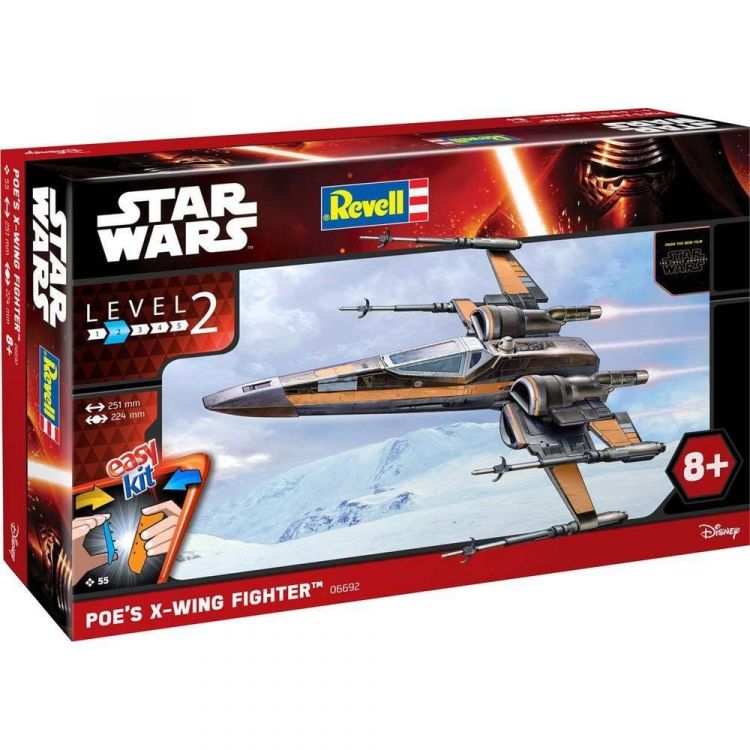Revell 06692 Сборная модель Easykit Звездные войны «Истребитель По», 55 деталей