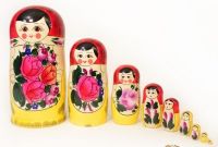 Матрешка традиционная 9 кукольная 23 см