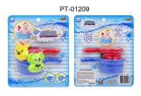 ABtoys (АБтойс) PT-01209 Веселое купание. Набор формочек для ванной (кошечка и собачка)