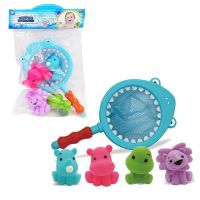 ABtoys (АБтойс) PT-01244 Веселое купание. Сачок с 4-мя зверятами