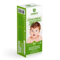 SYNERGETIC 201008 Зубная паста SYNERGETIC детская Липа и ромашка, от 0 до 3 лет, 50г
