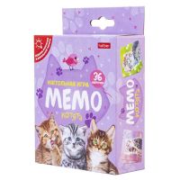 Hatber 36ИнМ-26163 Настольня игра Hatber МЕМО Котята 36 карточек