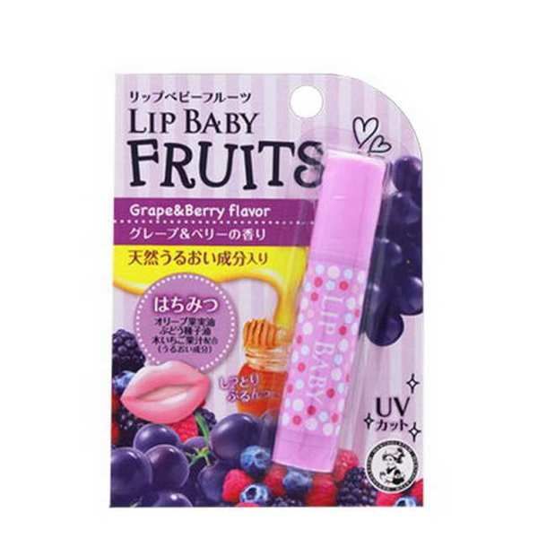 Mentholatum 143610 MENTHOLATUM Увлажнящий бальзам для губ "LIP BABY" (Виноград и лесные ягоды) Возраст: 3+