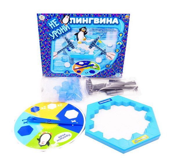 ABtoys PT-00858 Настольная игра "Не урони пингвина", 47 деталей