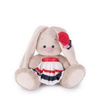 BUDI BASA SidX-177 Мягкая игрушка Зайка Ми в морском костюме, 15 см