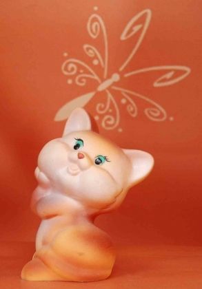 Огонек 536 Игрушка Кошка Матрешка, 14 см