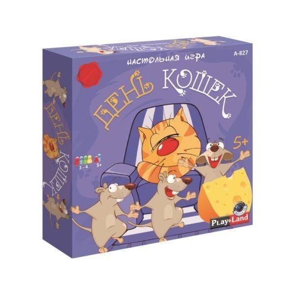 Play Land Monopoly LTD A-827 Игра настольная День Кошек