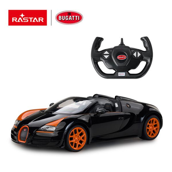 RASTAR 70400B Машина р/у 1:14 Bugatti Grand Sport Vitesse, цвет чёрный