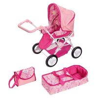 Zapf Creation Baby born 819-654 Бэби Бон Коляска делюкс 3 в 1