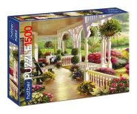 Hatber 1500ПЗ1-19405 Пазл Hatber Premium Летняя веранда 1500 элементов А1 формат 830Х580 мм