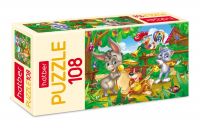 Hatber 108ПЗ4-09216 Пазл Hatber Зверята музыканты 108 элементов, формат А4, 300Х210мм
