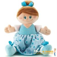 Trudi 64092 Мягкая кукла в голубом платье, 24см