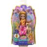 Mattel GYJ12 Энчантималс Кукла Королева Давиана и питомец Грасси, 20 см
