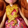Mattel GYJ12 Энчантималс Кукла Королева Давиана и питомец Грасси, 20 см