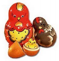 МАТРЁШКА МС041210 Матрешка Куриная семейка (4 в 1)