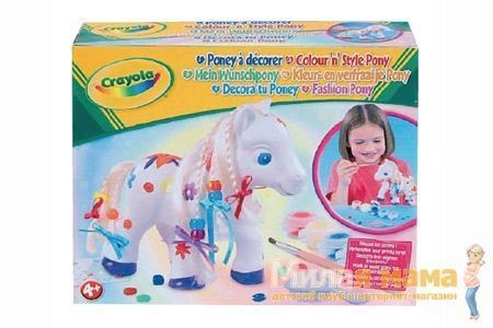 Crayola 10158 Фигурка для раскрашивания "Пони"