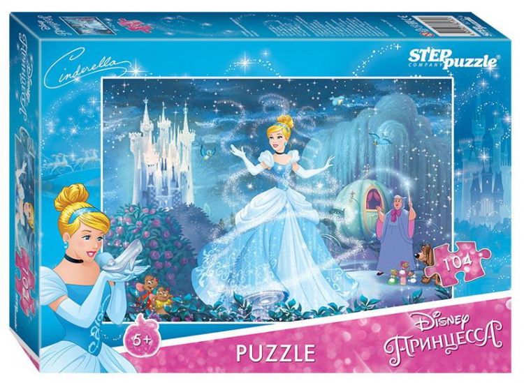 СТЕП ПАЗЛ 82162 Пазл STEP puzzle Золушка - 2 Disney 104 элемента СТЕП ПАЗЛ 82162 Пазл STEP puzzle Золушка - 2 Disney 104 элемента