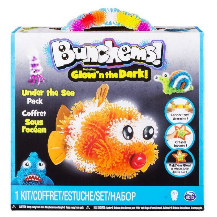 Spin Master 6028258 Конструктор Банчемс Набор Подводный мир, 200 деталей