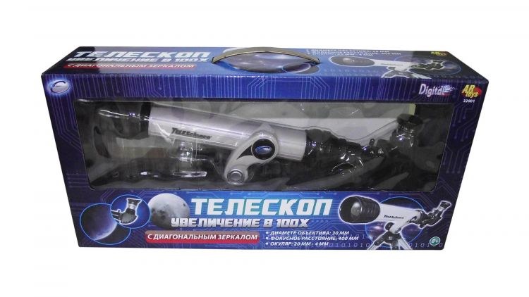 AB-toys 32001 Телескоп с диагональным зеркалом, на треножнике