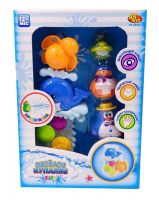 Игрушки для ванной "Веселое купание" в наборе с аксессуарами (5 предметов)