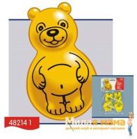 2 фигурных шарика "Мишка" (большой)