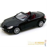 Motormax 73292 Коллекционная модель машины Mercedes Benz SLK55 АMG, 1:24, черная