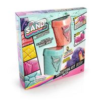 CANAL TOYS SDD008/w(2) Набор для экспериментов Canal Toys SO SAND DIY, 2 шт на блистере (светло-розовый/бирюзовый)