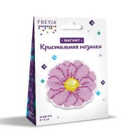 ФРЕЯ ALVM-019 Мозаика кристальная "Цветочек" магнит 8 х 9 см