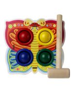 Woodlandtoys 115301 Развивающая игрушка Woodlandtoys Стучалка Бабочка 29*20,5