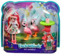 Mattel FCG79 Энчантималс Игровой набор Праздник фламинго