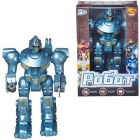 ABtoys (АБтойс) C-00133/голубой Робот Abtoys голубой, с эффектами, на батарейках