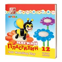 ЛУЧ 23С1484-08 Пластилин мягкий "Кроха",  12 цветов