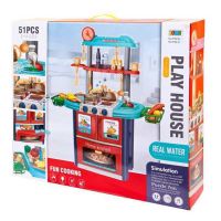 JUNFA 8764AB Кухня с аксессуарами, со световыми и звуковыми эффектами, 51 предмет
