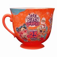 Zuru 9703 Itty Bitty Prettys Игровой набор «Большая чайная чашка», розовая ложка
