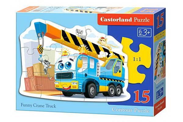 Castorland В-015108 Пазл Castorland Автокран 15 деталей Castorland В-015108 Пазл Castorland Автокран 15 деталей