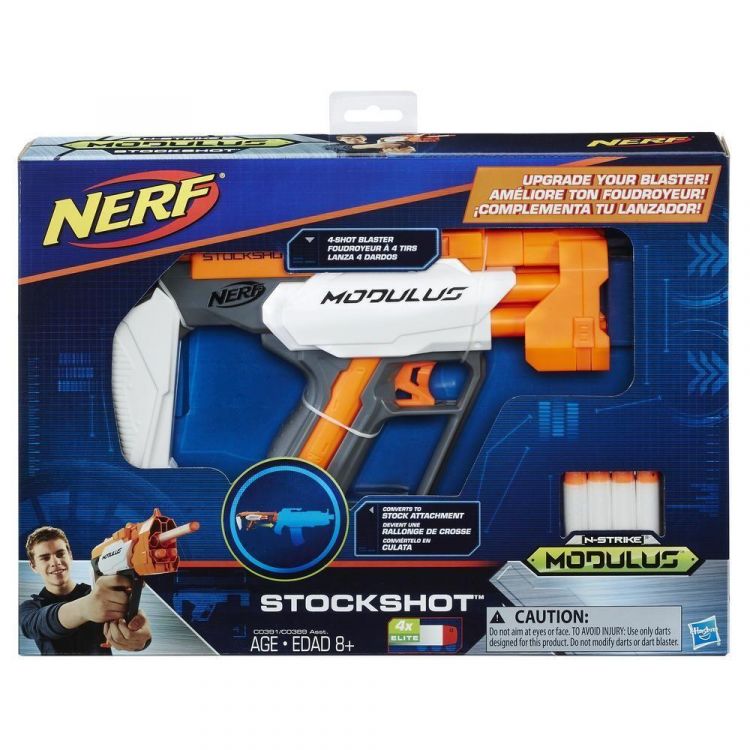 NERF C0391 Приклад Стокшот для бластера НЁРФ Модулус