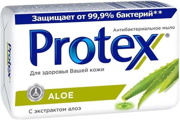 Protex TR01875А/37357 Мыло туалетное антибактериальное PROTEX ALOE 90г