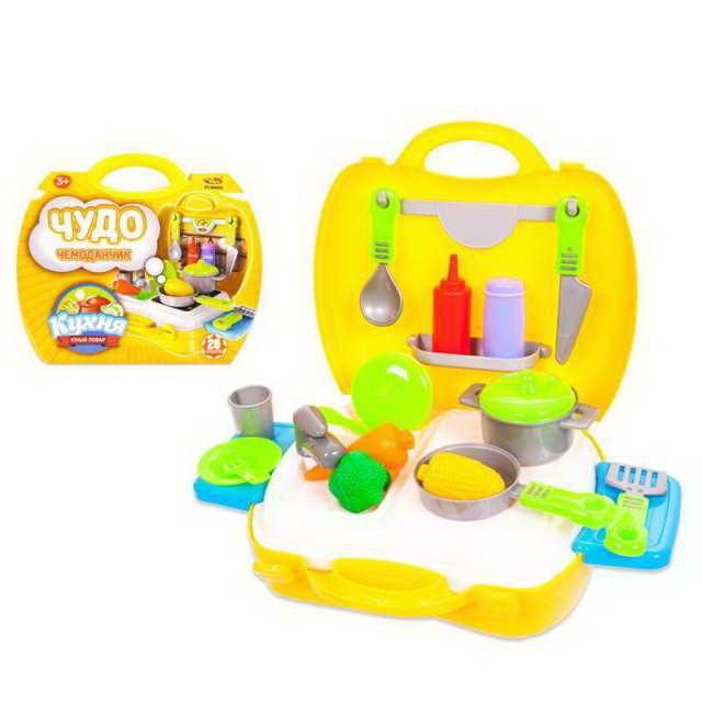 ABtoys (АБтойс) PT-01535 Игровой набор ABtoys Чудо-чемоданчик Кухня 21 предмет