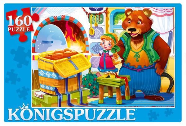 Konigspuzzle ПК160-6113 Пазл Маша и Медведь, 160 элементов