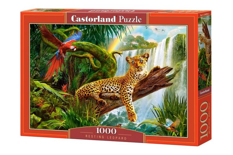 Castorland C-104093 Пазл Леопард, 1000 деталей
