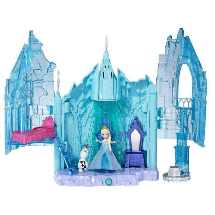 Mattel BDK38 Принцессы Дисней - Холодное сердце, Ледяной дворец Эльзы со светом