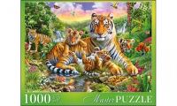 Masterpuzzle 6906 Пазл Адриан Честерман Тигрица с тигрятами, 1000 элементов