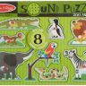 Melissa&Doug 727м Звуковой пазл Зоопарк
