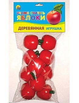 Рыжий Кот ИД-5922 Игрушка деревянная. Учимся считать "Яблоки"