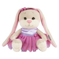 Jack&amp;Lin JL-022008-25 Мягкая игрушка Maxitoys Jack&amp;Lin Зайка в Розовой Юбочке 25 см